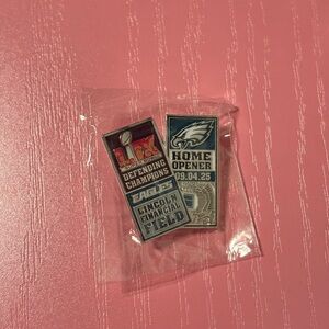 Philadelphia Eagles Super Bowl / Home Opener Pin Set